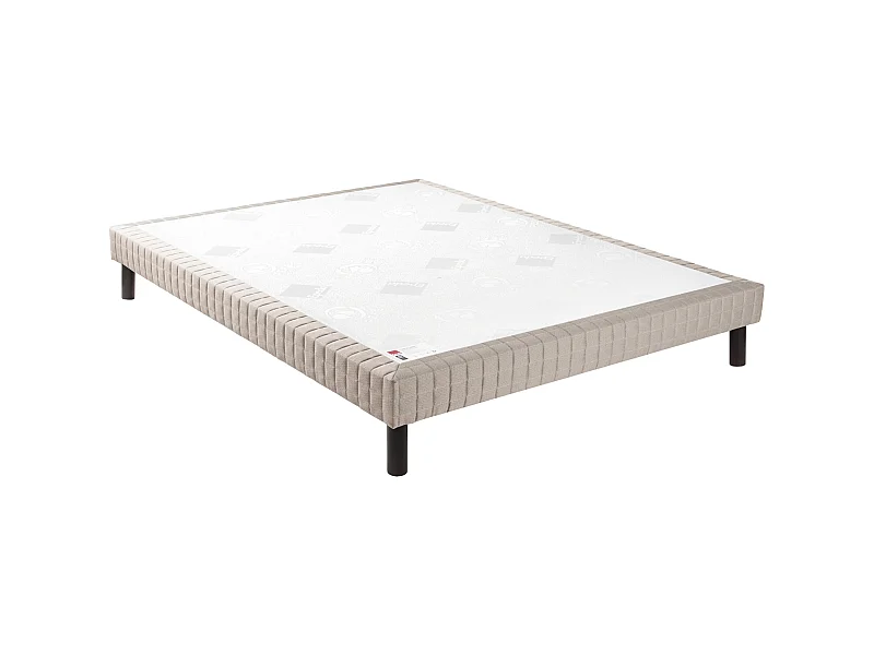 Sommier Epeda confort ferme jean gris foncé 15 cm NATURE 130x190