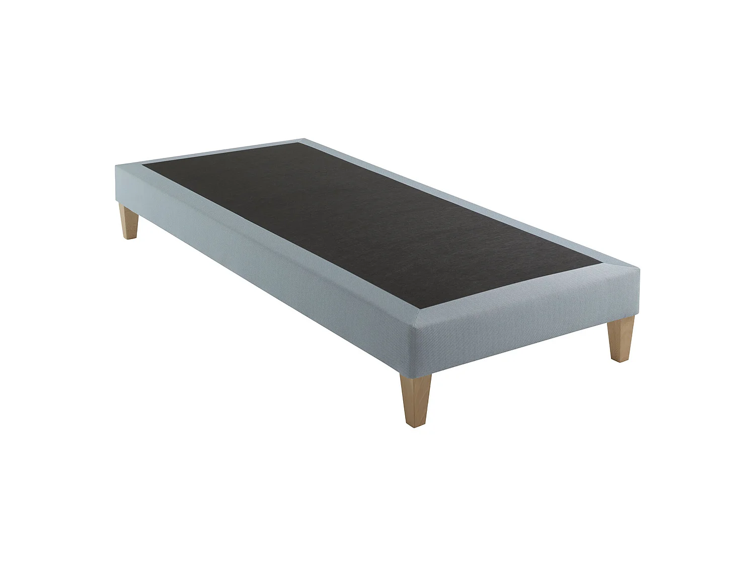 Sommier déco tapissier vert d'eau Songe - SOMEO 2x80x200