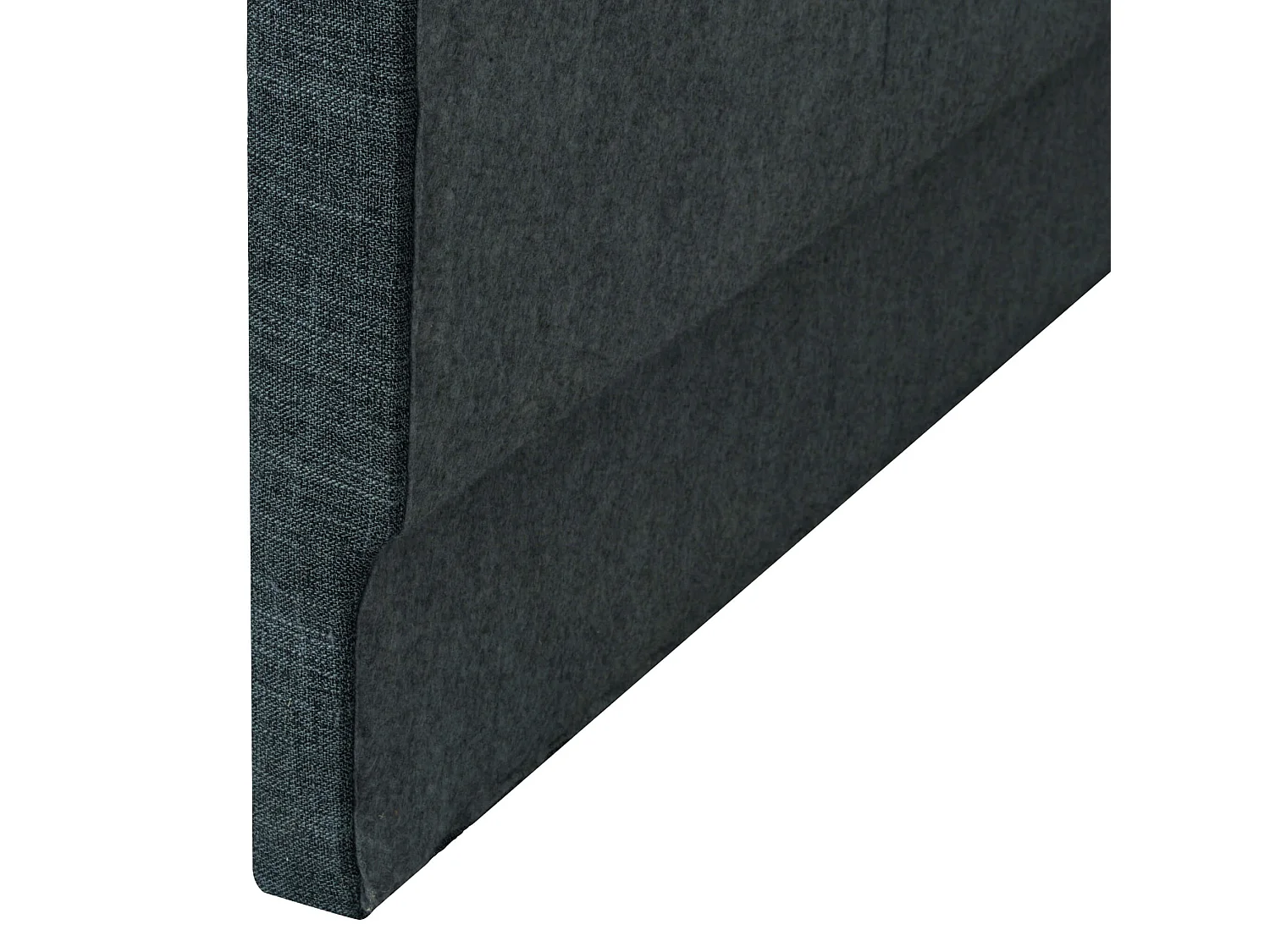 Ensemble boxspring sommier à ressorts + tête de lit + pieds gris chiné Epeda ENCHANTEUR 160X200