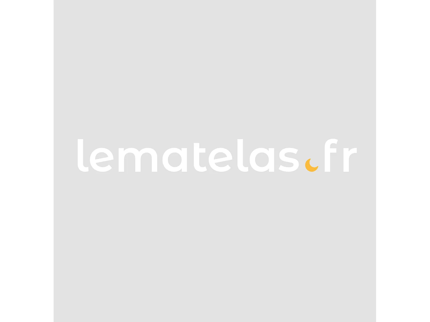 Ensemble boxspring sommier à ressorts + tête de lit + pieds gris chiné Epeda ENCHANTEUR 160X200