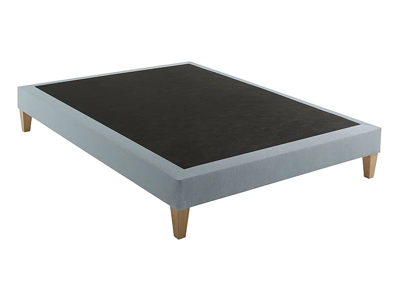 Sommier déco tapissier vert d'eau Songe - SOMEO 160x210