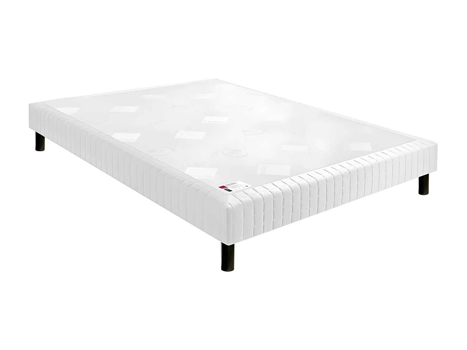 Sommier Epeda confort médium jean gris foncé 18 cm NATURE 140x200