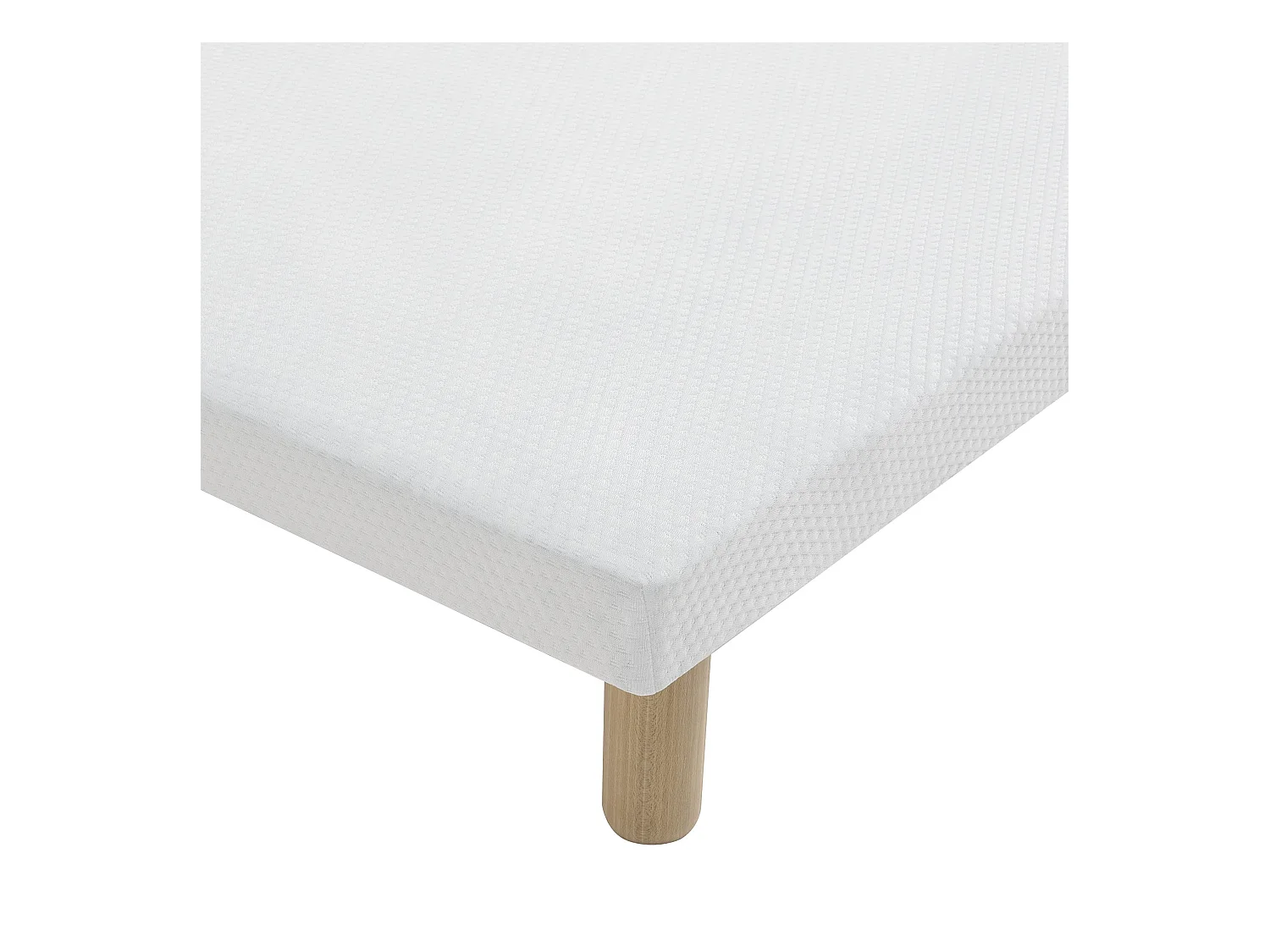 Sommier extra-plat tapissier blanc 7 cm Étoile - SOMEO 140x190