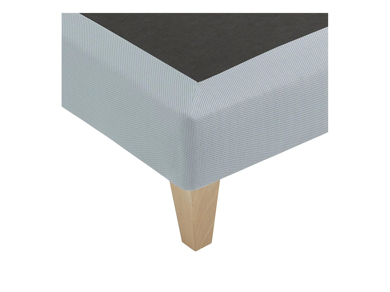 Sommier déco tapissier vert d'eau Songe - SOMEO 80x210