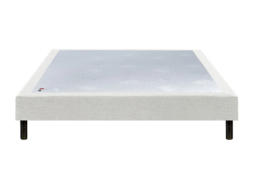 Sommier Nature confort médium 18 cm - Epeda chiné naturel 80x190