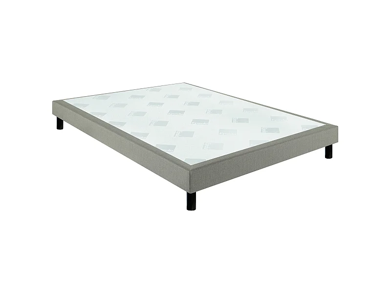 Sommier Epeda confort ferme chiné naturel 15 cm NATURE 2x90x200