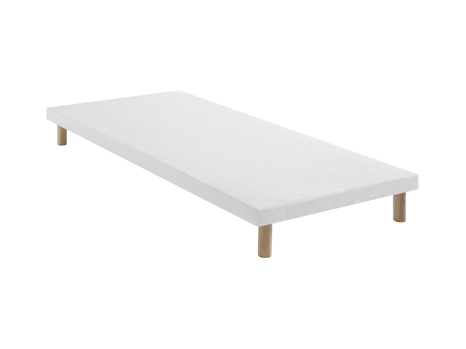 Sommier extra-plat tapissier blanc 7 cm Étoile - SOMEO 90x190