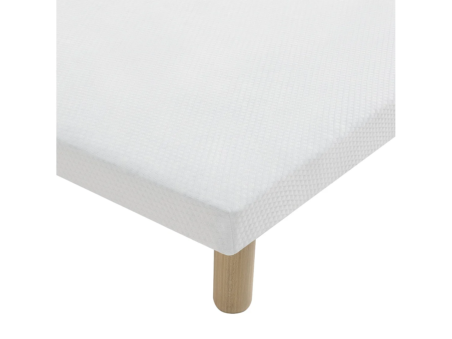 Sommier extra-plat tapissier blanc 7 cm Étoile - SOMEO 90x190