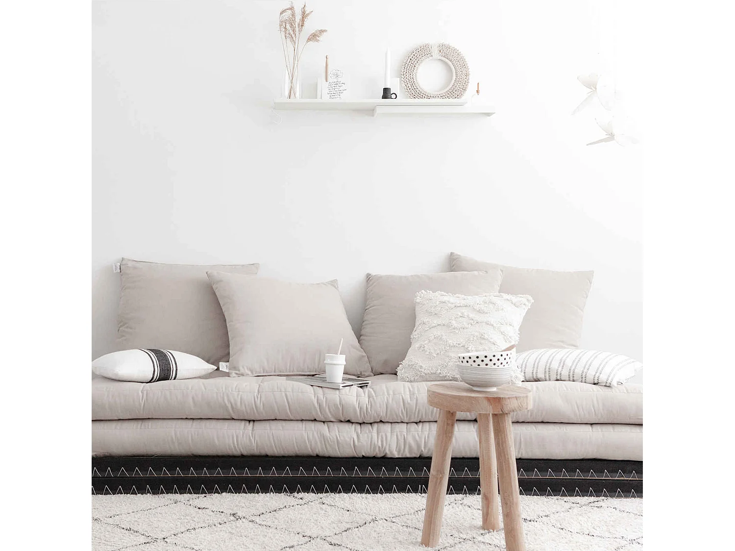 Tatami traditionnel en paille de riz 5cm 2x90x200