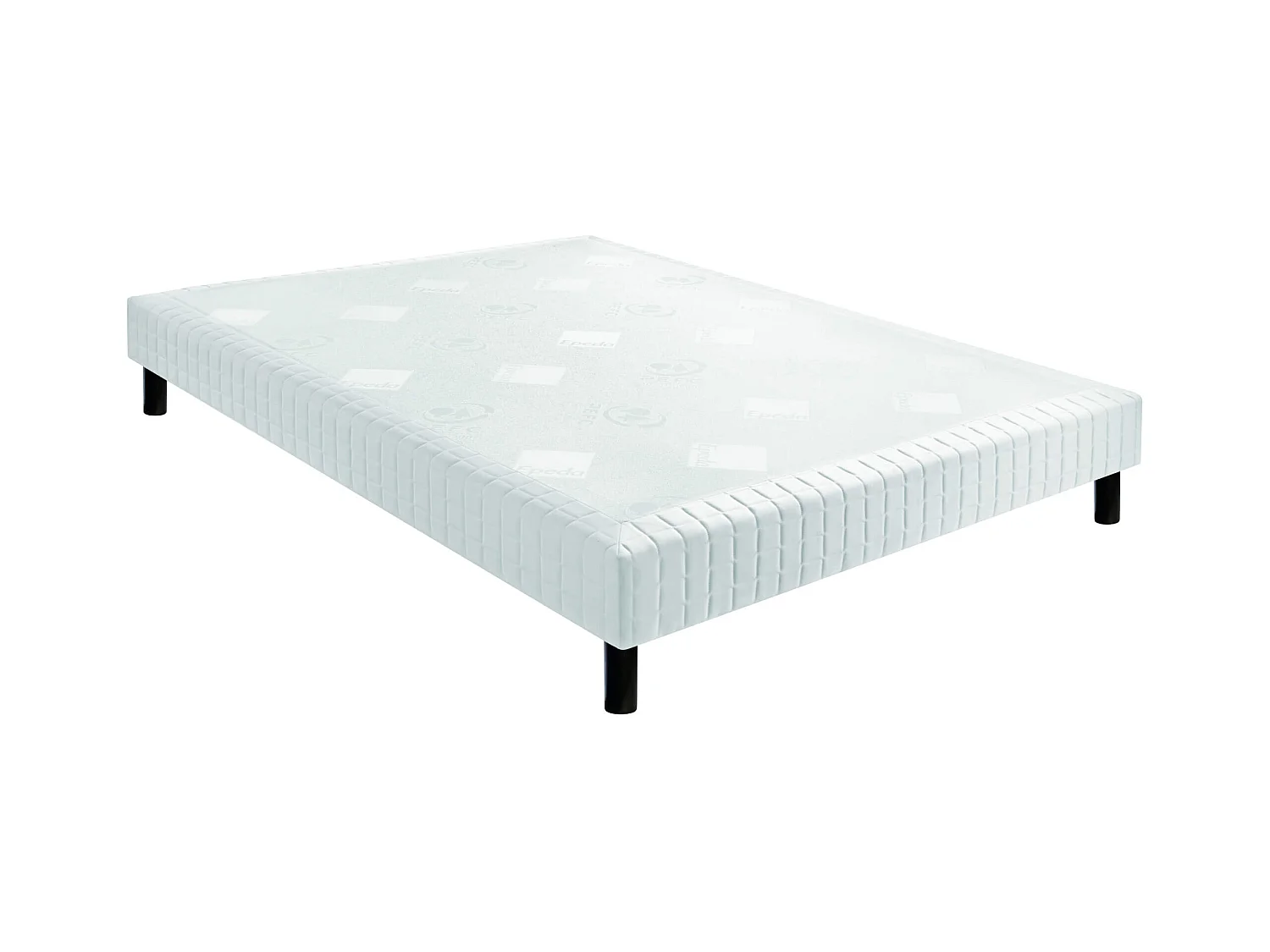 Sommier Epeda confort médium écru 18 cm NATURE 2x90x200