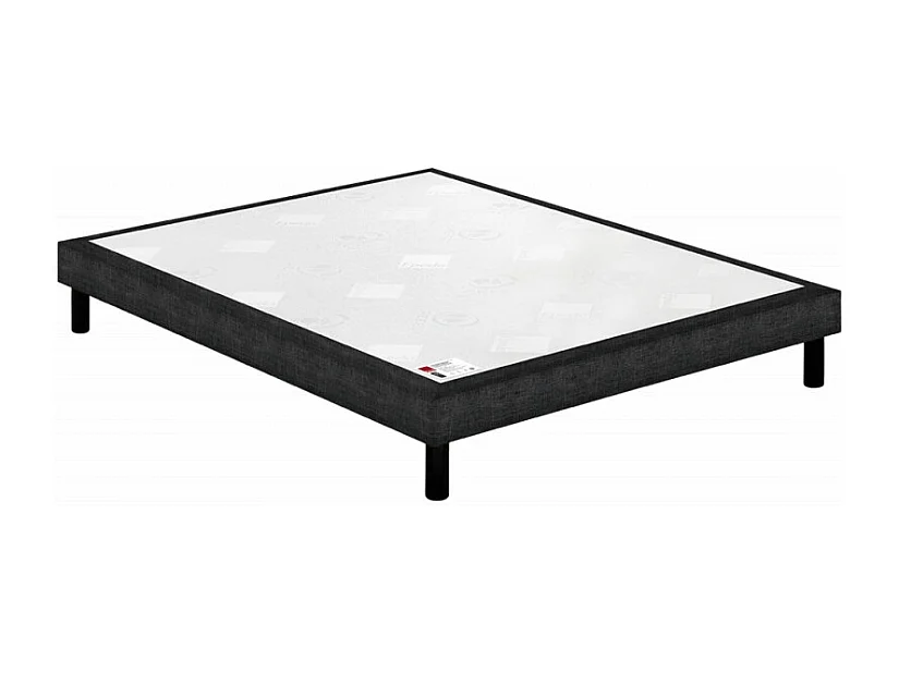 Sommier Epeda confort médium écru 18 cm NATURE 2x90x200