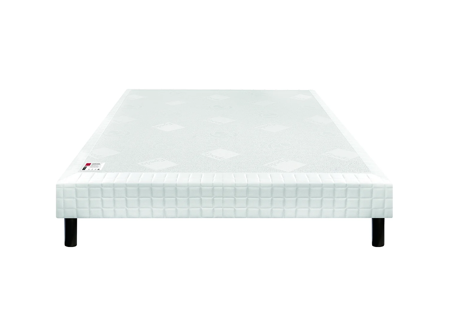 Sommier Epeda confort ferme écru 15 cm NATURE 2x80x200