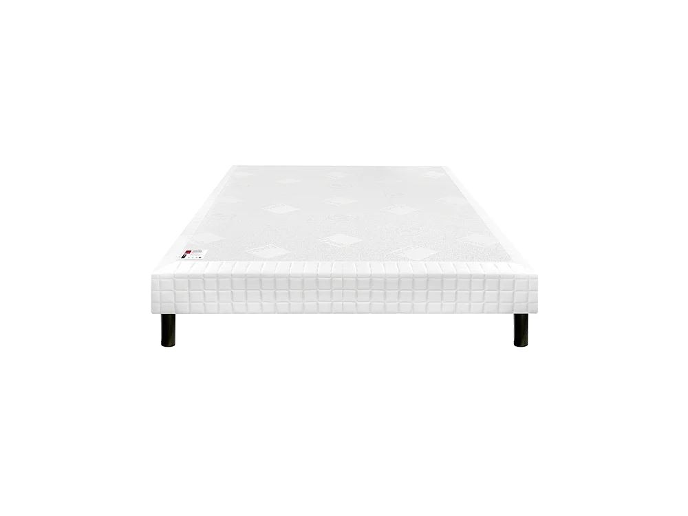 Sommier Epeda confort ferme écru 15 cm NATURE 2x80x200