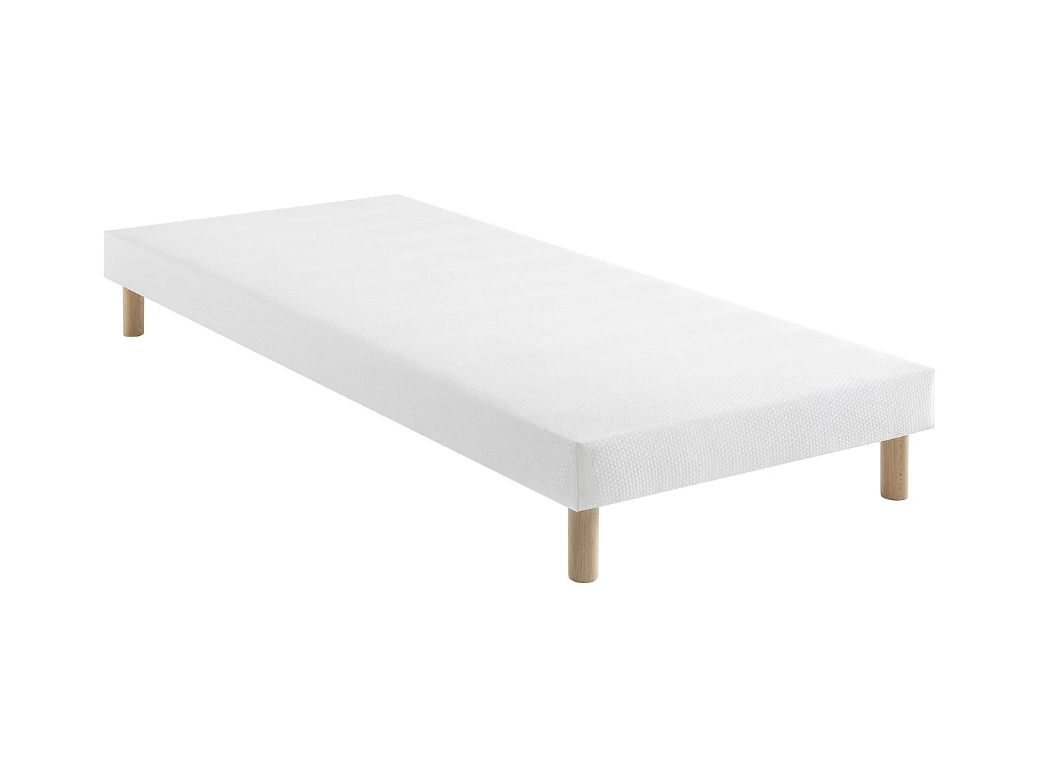 Sommier tapissier blanc 13 cm Lune - SOMEO 120x190