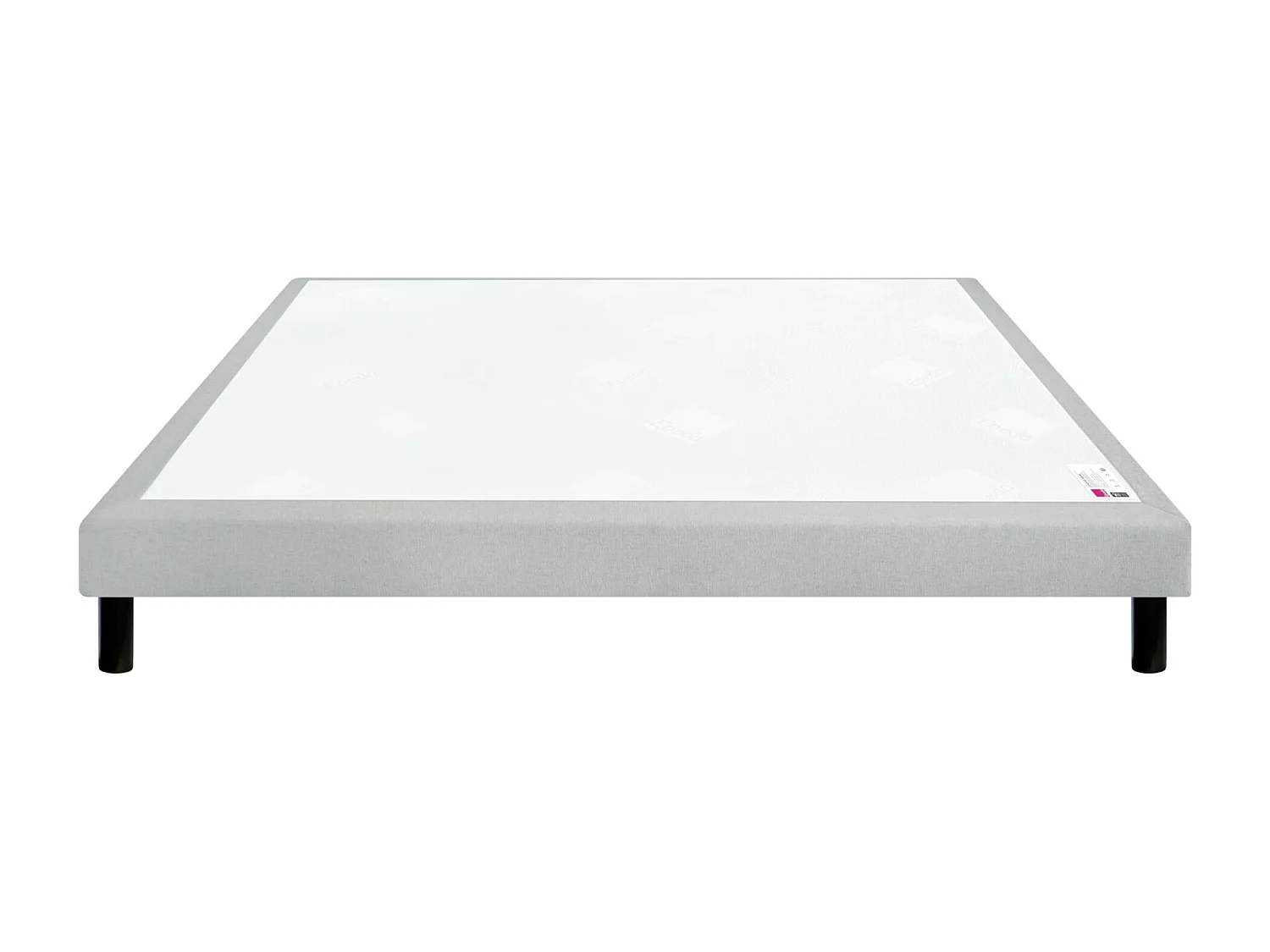 Sommier Nature confort ferme 15 cm - Epeda chiné naturel 150x190
