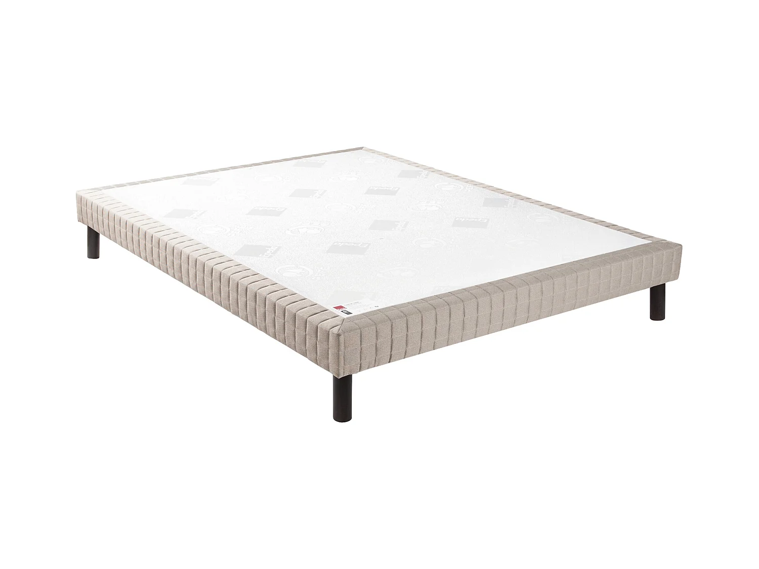 Sommier Epeda confort ferme jean gris foncé 15 cm NATURE 140x190
