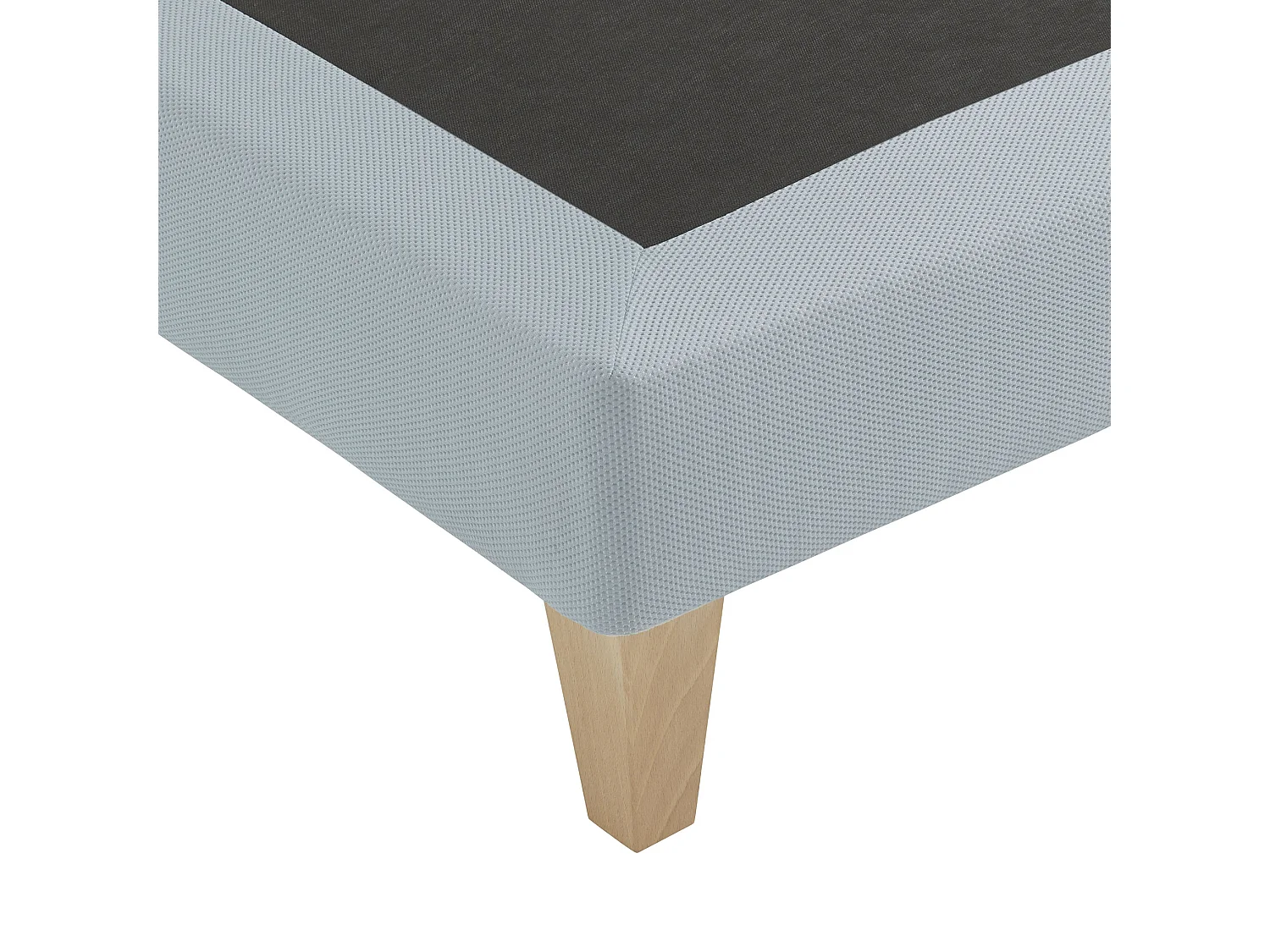 Sommier déco tapissier vert d'eau Songe - SOMEO 2x80x210