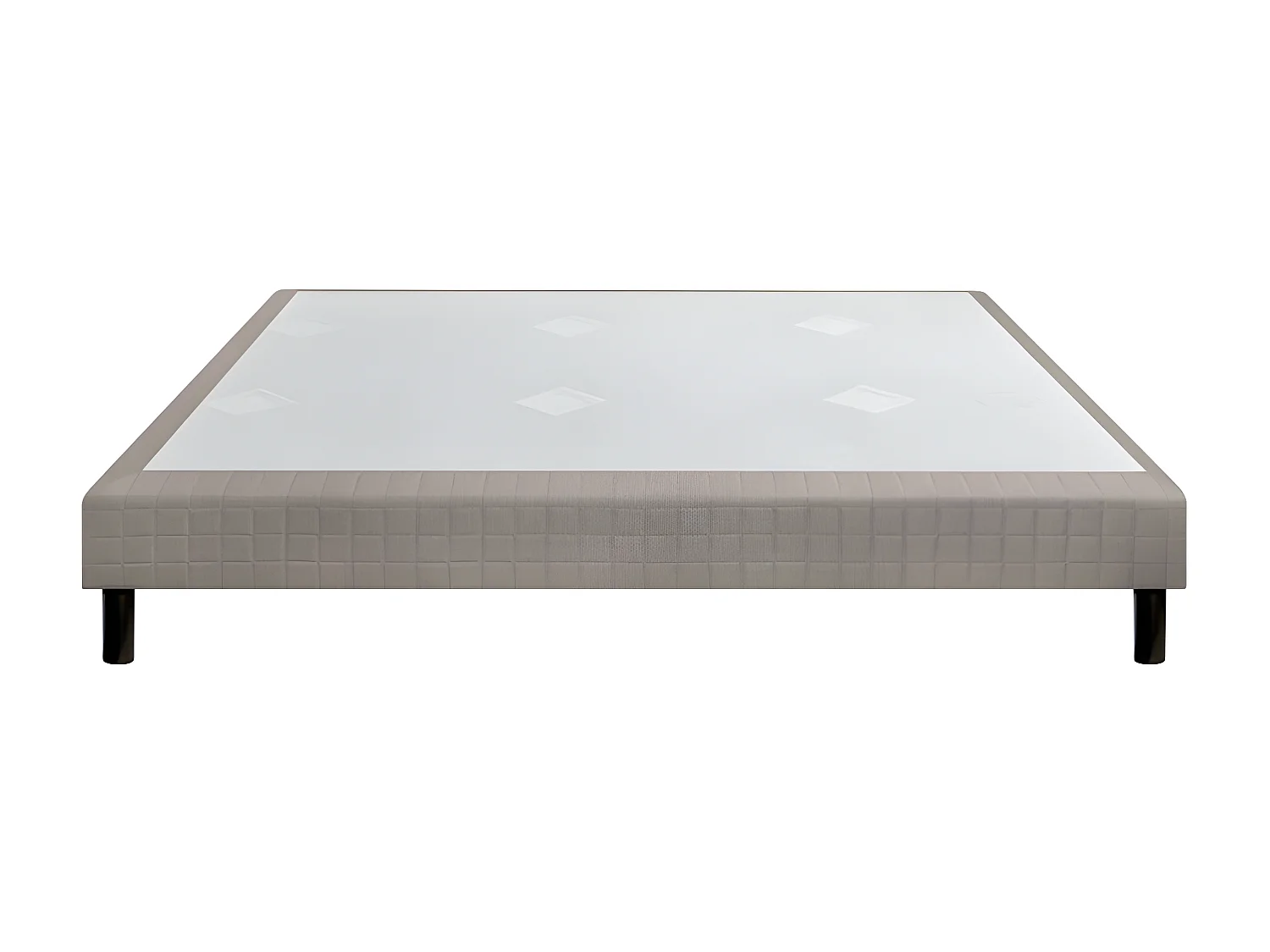 Sommier Epeda confort médium chiné naturel 18 cm NATURE 2x100x200