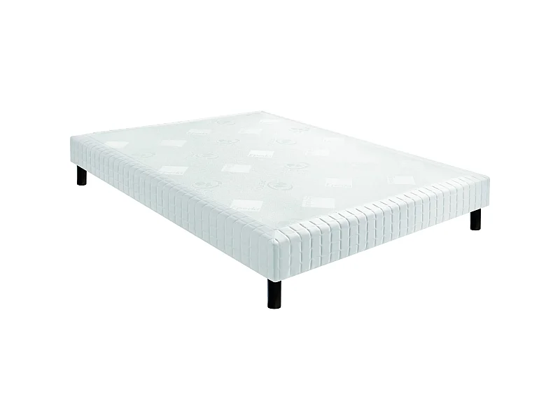 Sommier Epeda confort médium écru 18 cm NATURE 2x80x200