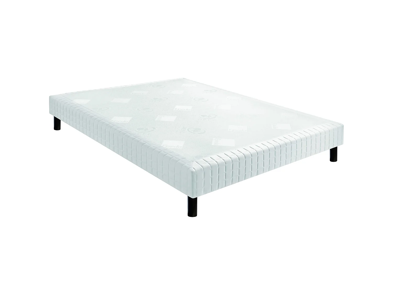 Sommier Epeda confort médium écru 18 cm NATURE 2x80x200