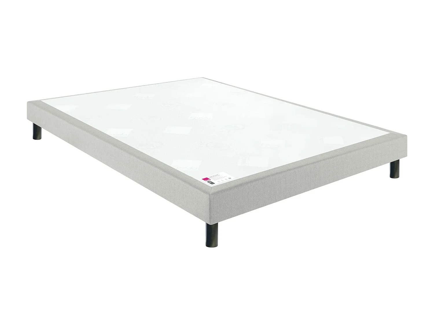 Sommier Nature confort ferme 15 cm - Epeda chiné naturel 90x200