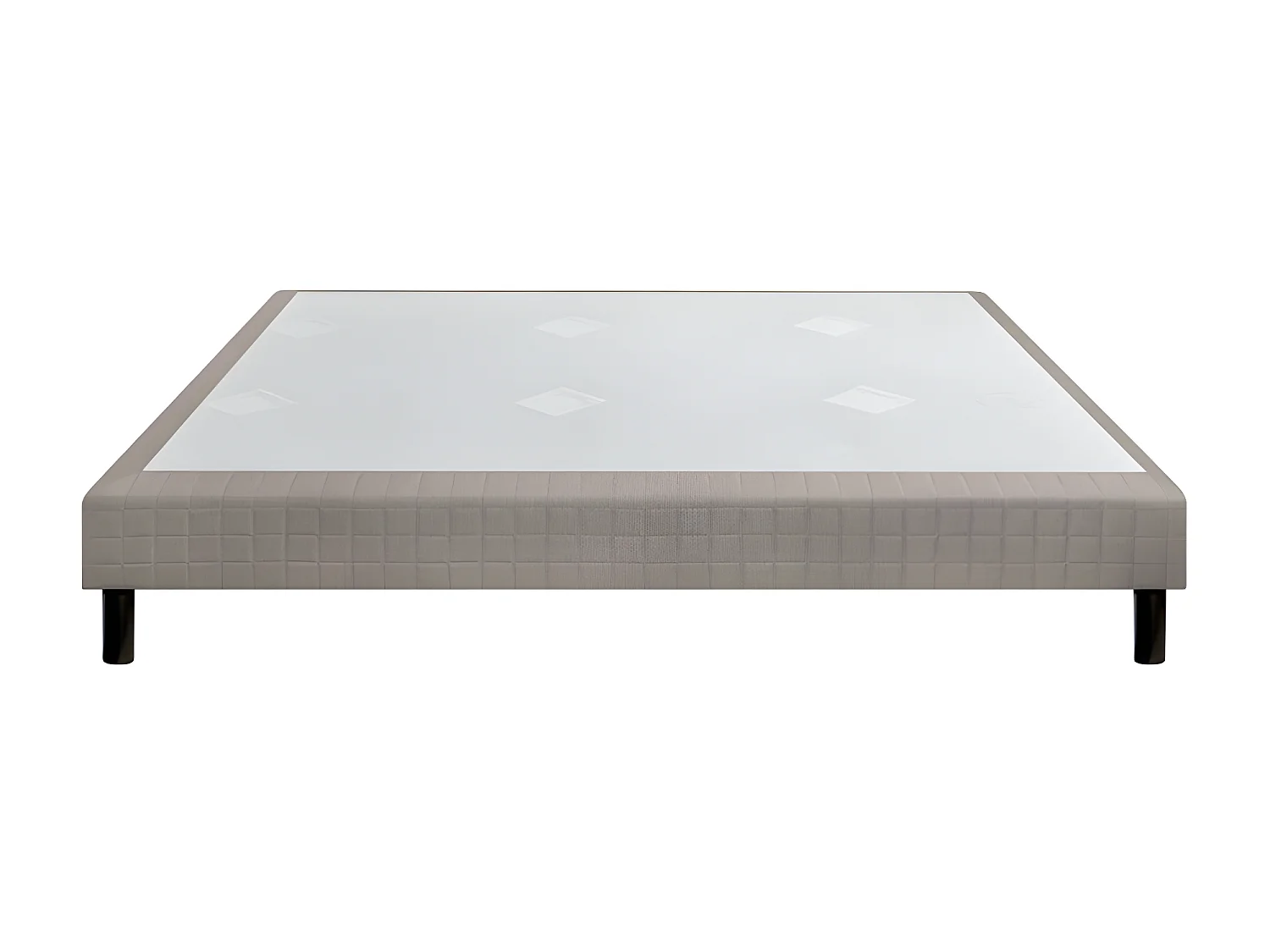 Sommier Epeda confort médium jean gris foncé 18 cm NATURE 90x190