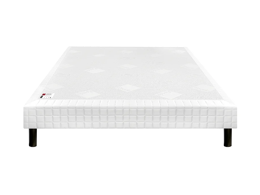 Sommier Nature confort ferme 15 cm - Epeda écru 90x200