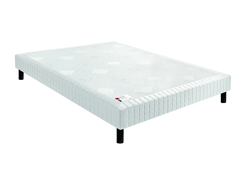 Sommier Epeda confort ferme écru 15 cm NATURE 2x100x200