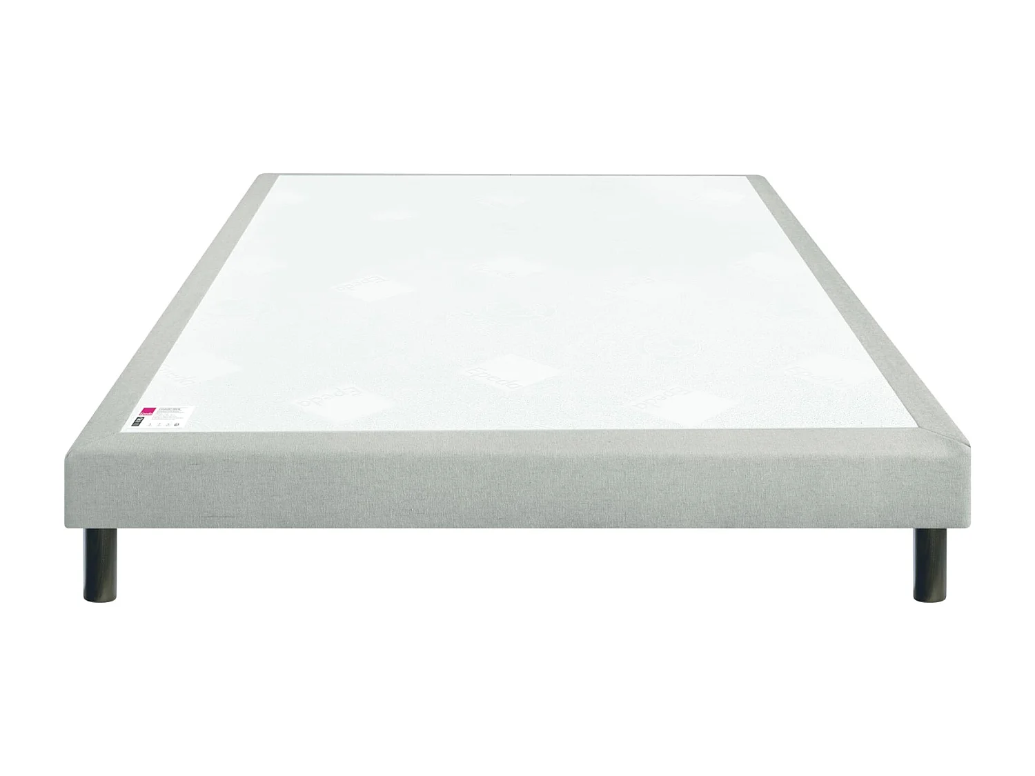 Sommier Nature confort ferme 15 cm - Epeda chiné naturel 90x190