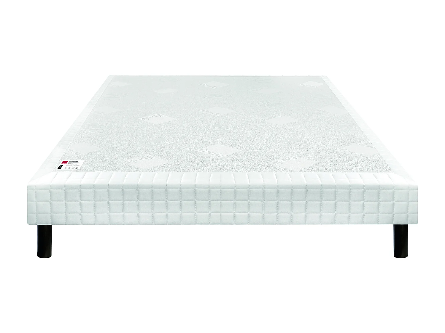 Sommier Epeda confort ferme écru 15 cm NATURE 2x90x200