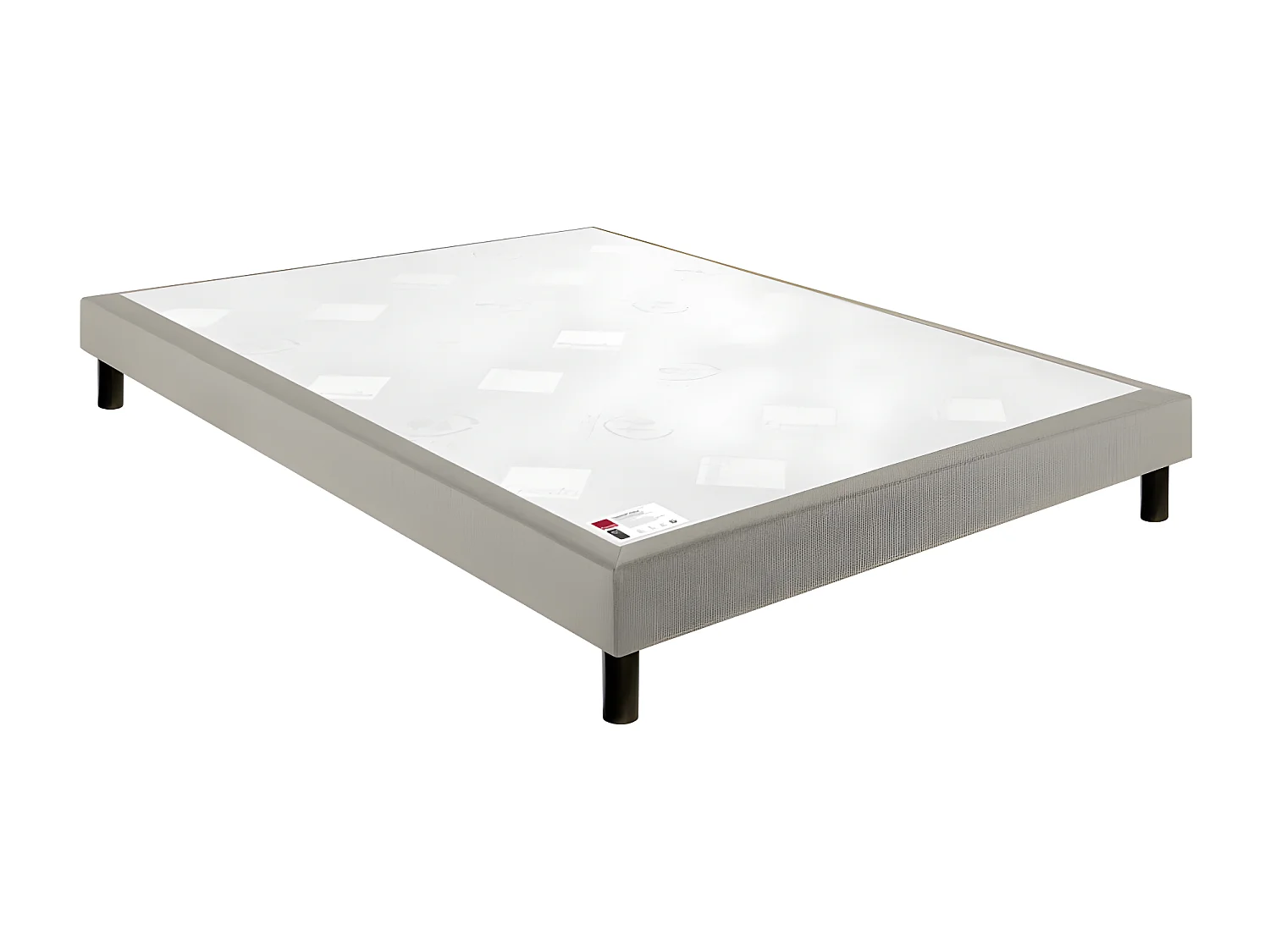 Sommier Epeda confort ferme jean gris foncé 15 cm NATURE 90x200