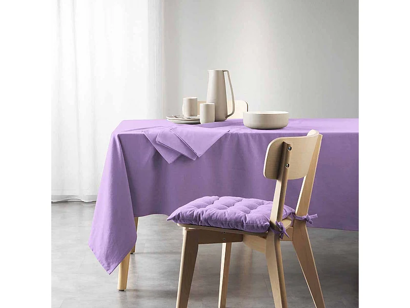 Nappe Rectangulaire "Mistral" 140x240cm Lilas