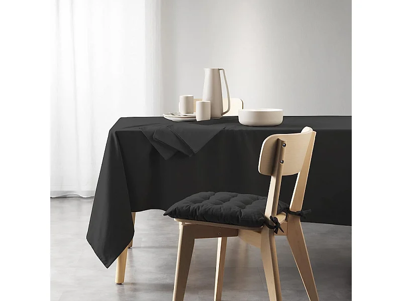 Nappe Rectangulaire "Mistral" 140x240cm Noir