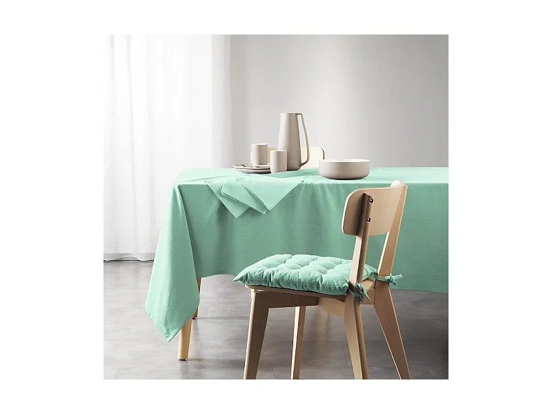 Nappe Rectangulaire "Mistral" 140x240cm Menthe