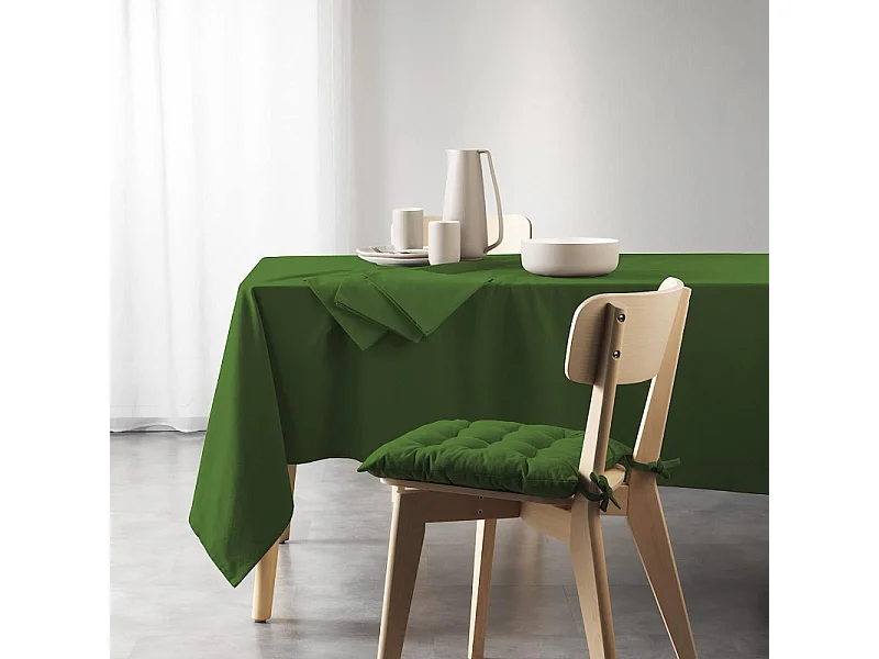 Nappe Rectangulaire "Mistral" 140x240cm Vert