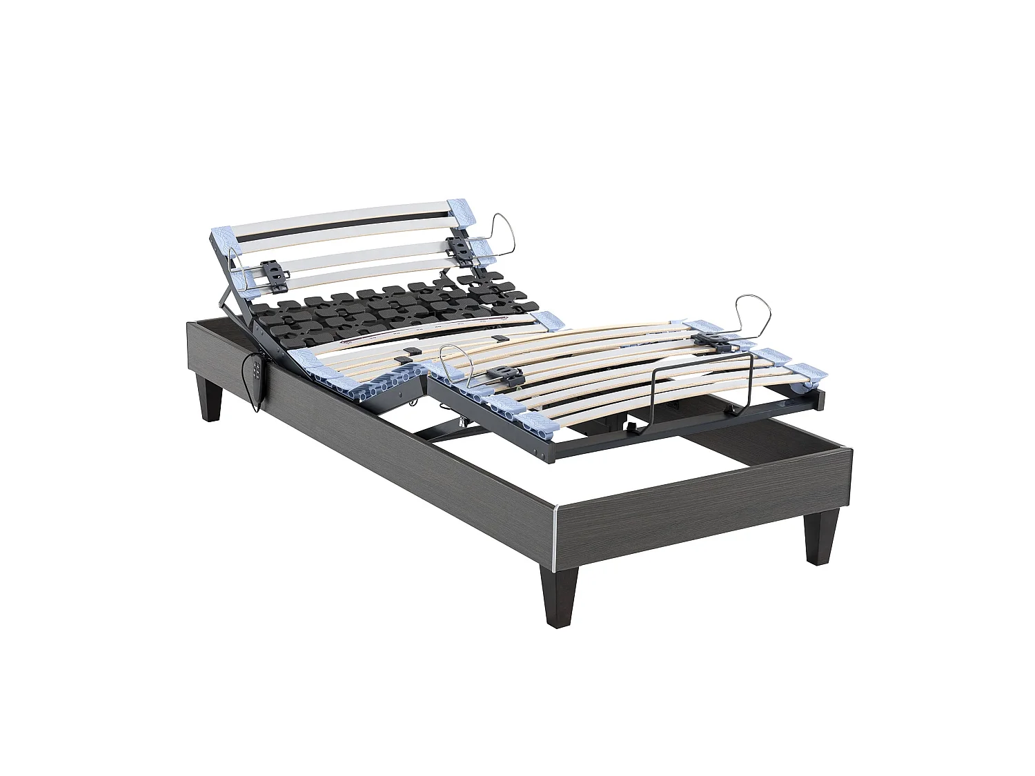 Sommier électrique Someo TPR 50 décor chêne foncé 70x190