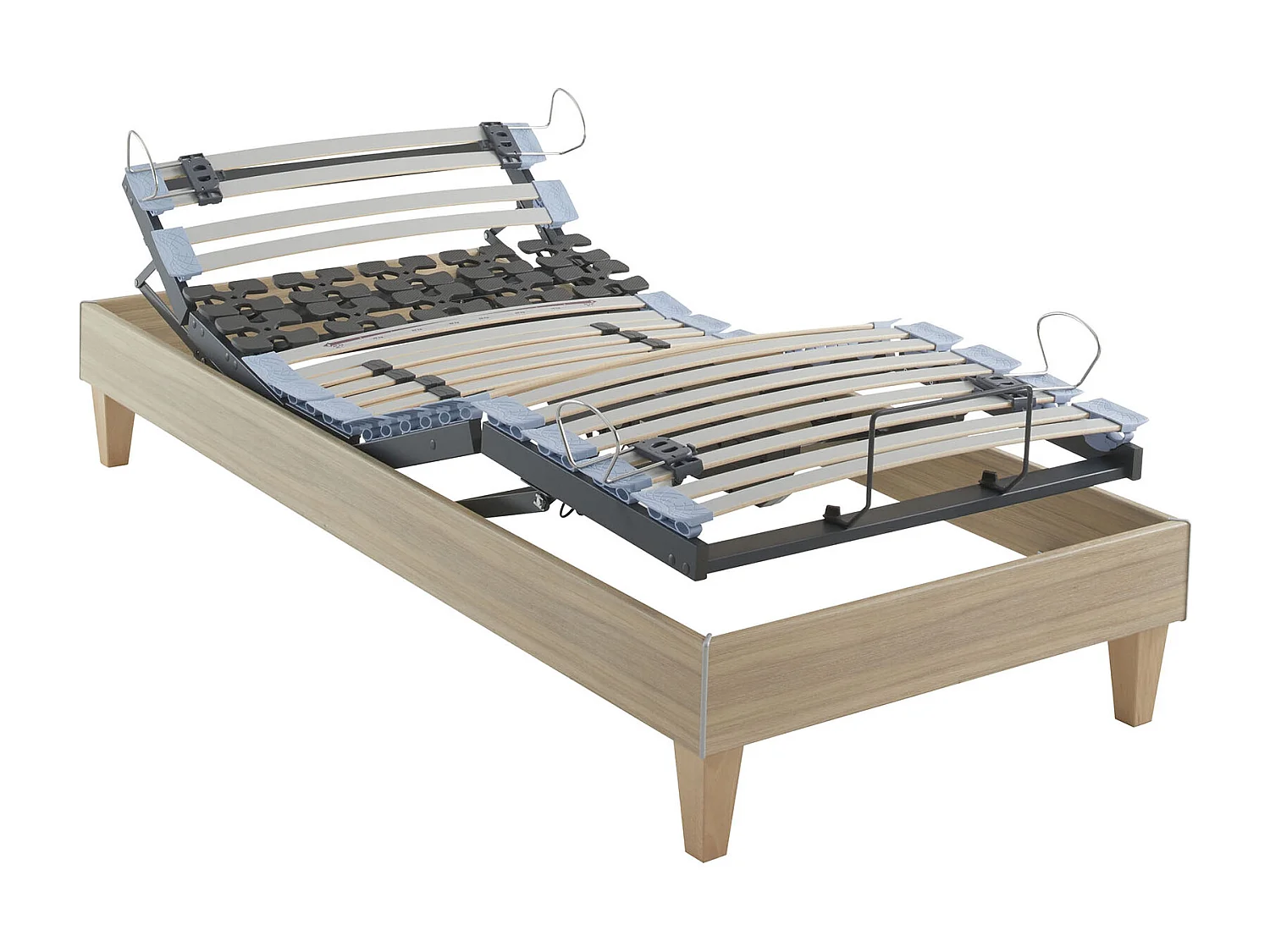 Sommier électrique Someo TPR 50 décor chêne clair 90x200