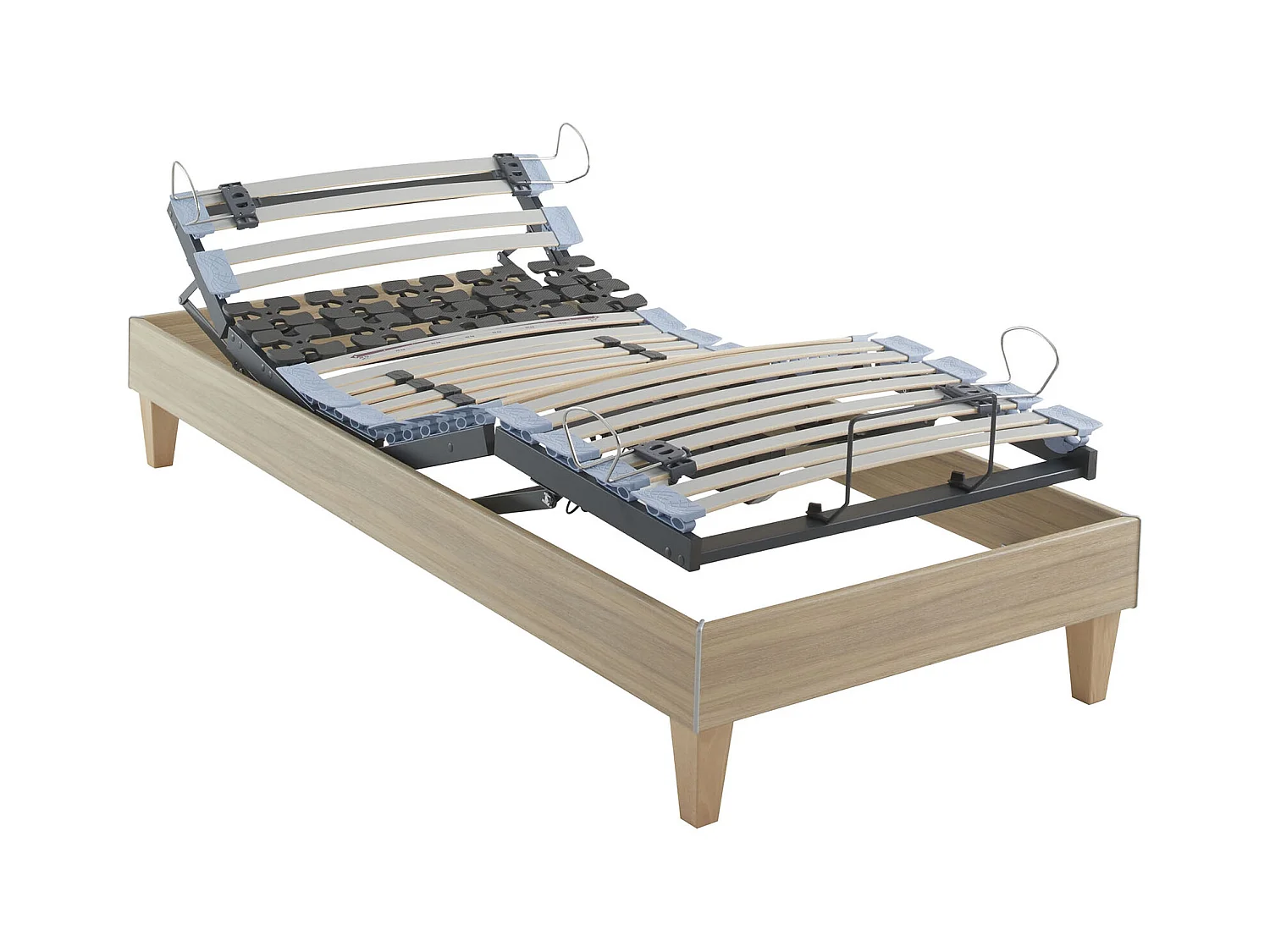 Sommier électrique Someo TPR 50 décor chêne clair 80x200