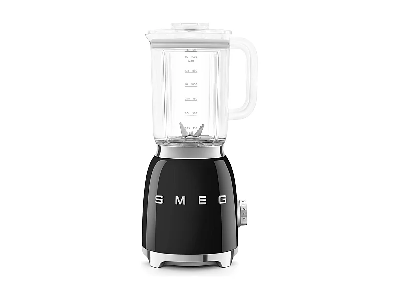 Smeg BLF03BLEU Licuadora de Taza Negra - 800W, 1.5L