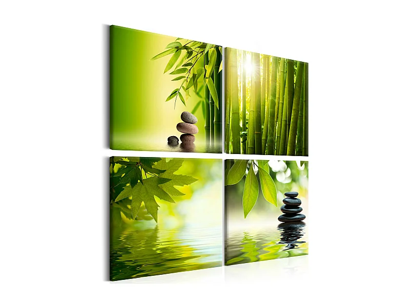 Tableau Imprimé "Calme" 80 x 80 cm