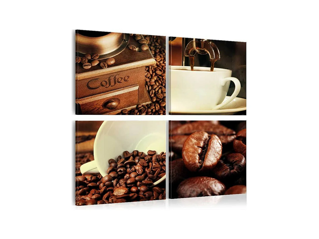 Tableau Imprimé "Coffee Tasting" 40 x 40 cm