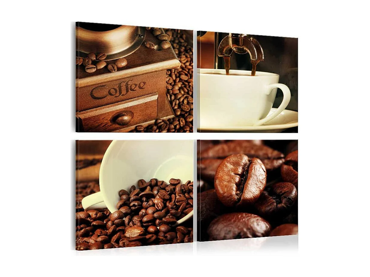 Tableau Imprimé "Coffee Tasting" 40 x 40 cm