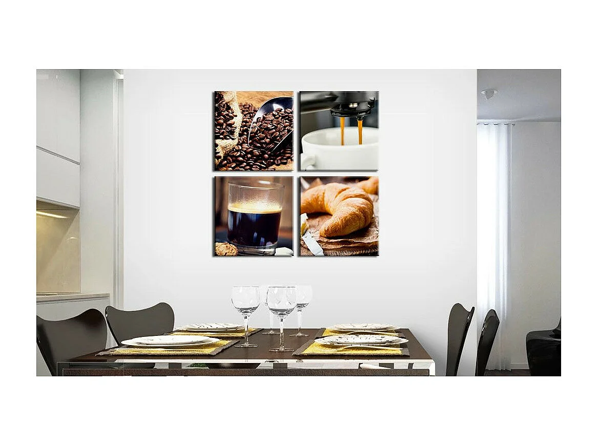 Tableau Imprimé "Time for a Break" 80 x 80 cm