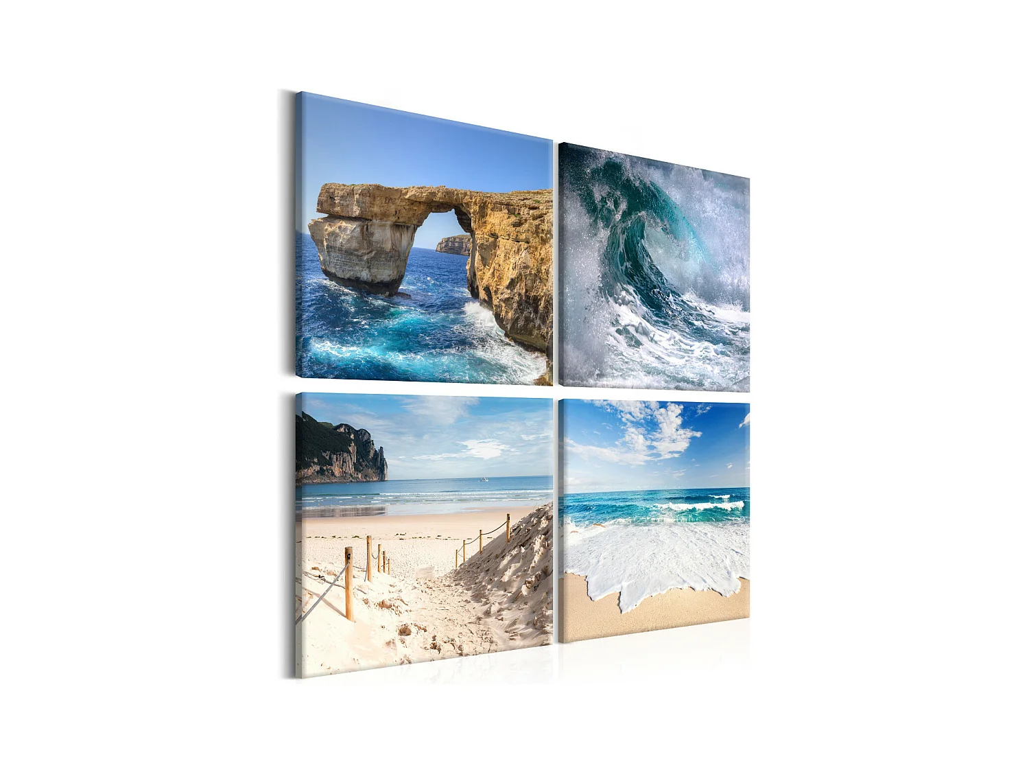 Tableau Imprimé "The Beauty of the Ocean" 80 x 80 cm