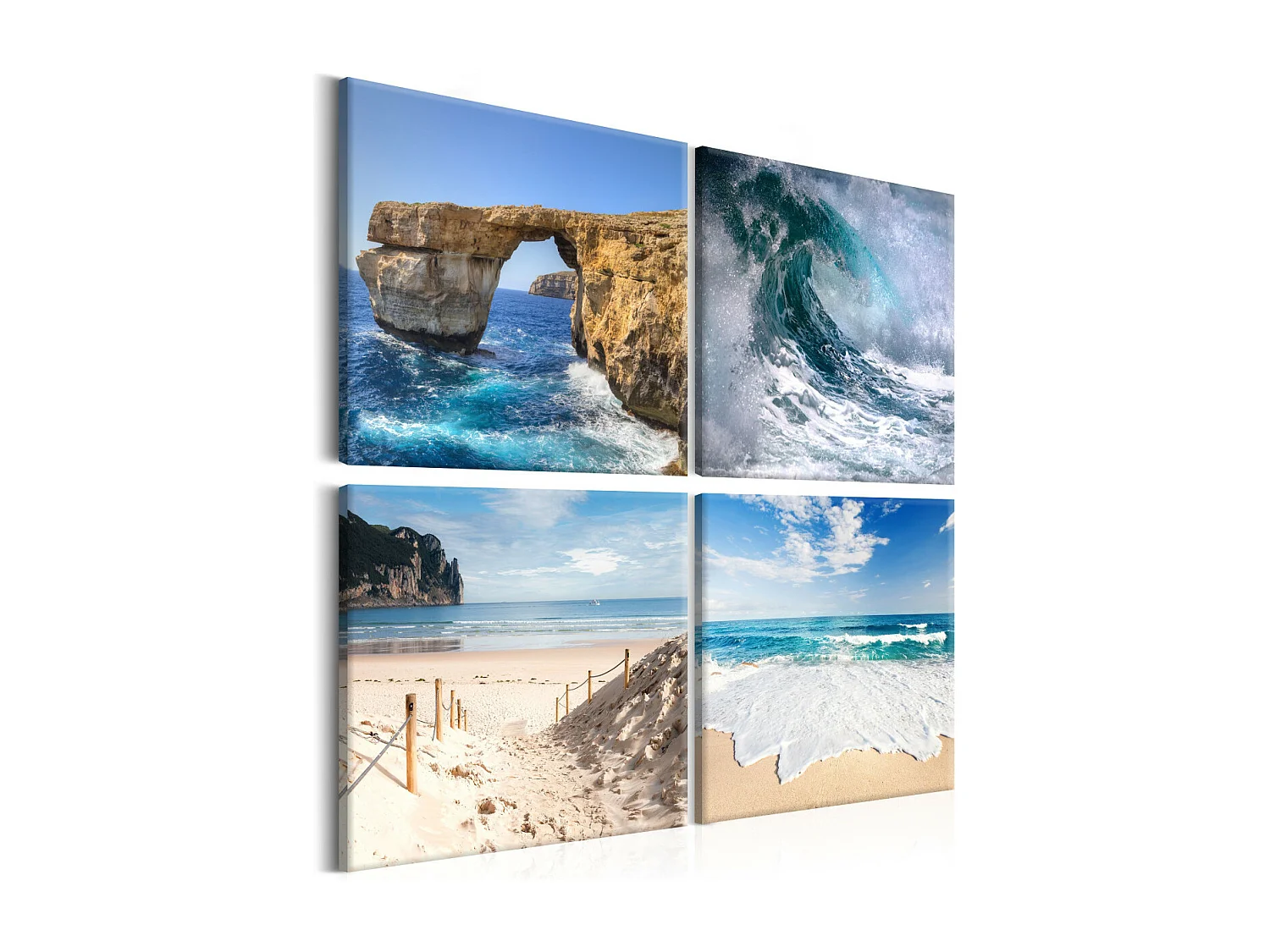 Tableau Imprimé "The Beauty of the Ocean" 80 x 80 cm