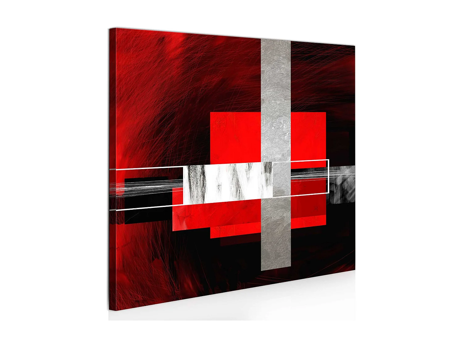 Tableau Imprimé "élégance Texture" 40 x 40 cm