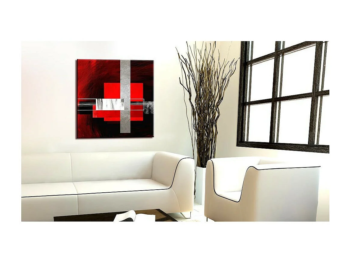 Tableau Imprimé "élégance Texture" 80 x 80 cm