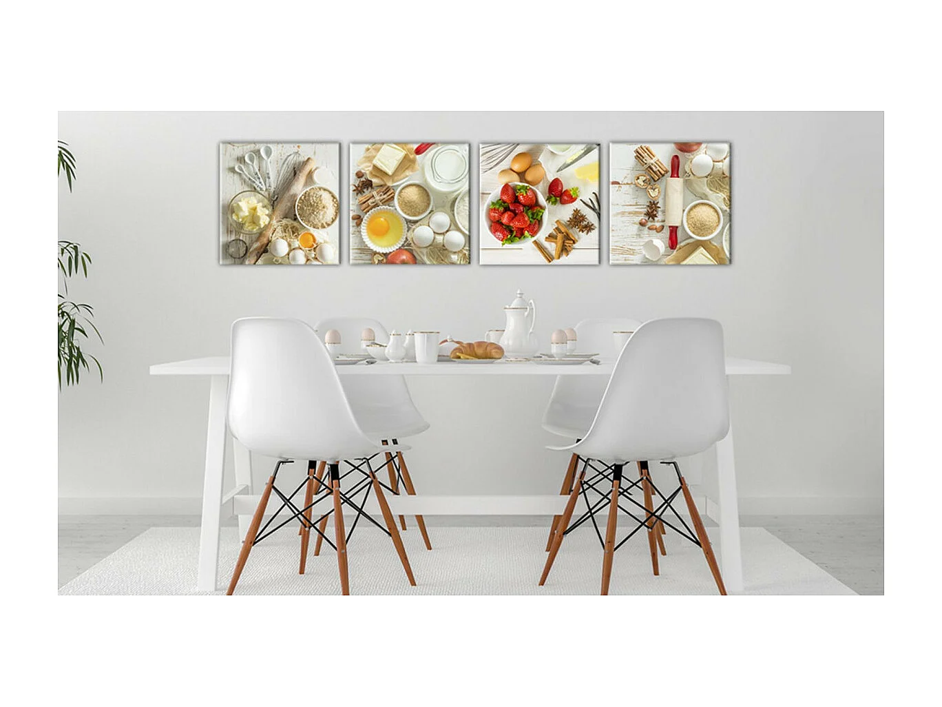 Tableau Imprimé "Sweet Kitchen" 40 x 40 cm