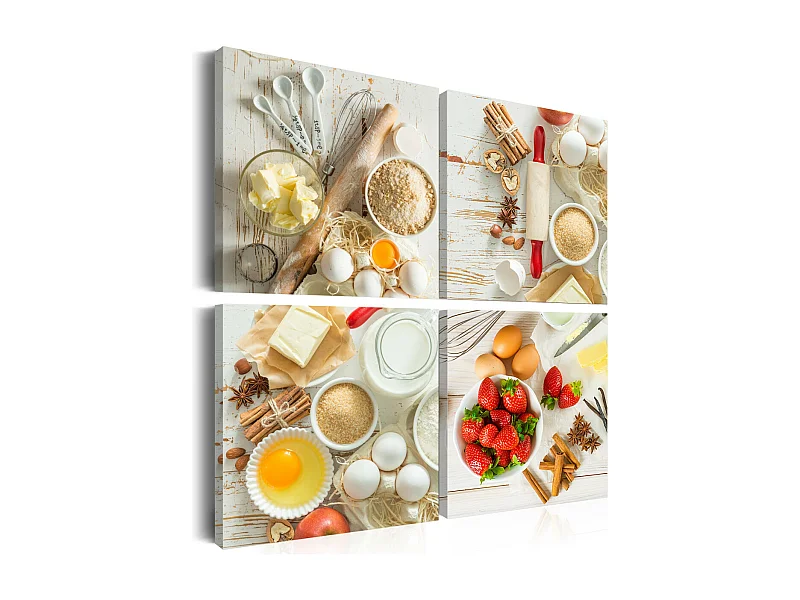 Tableau Imprimé "Sweet Kitchen" 40 x 40 cm