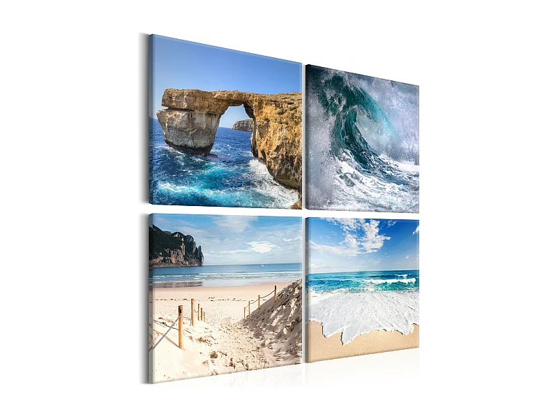 Tableau Imprimé "The Beauty of the Ocean" 40 x 40 cm